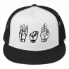 American Sign Language WTF Trucker Cap