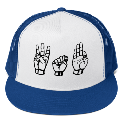 American Sign Language WTF Trucker Cap