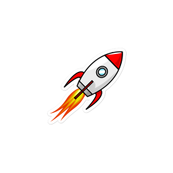 Rocket Sticker