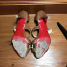 Christian Louboutin Strappy Heels, Size 37(euro), Used