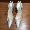 Manolo Blahnik White Pumps, Size 36.5, Used