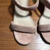 Soludos Pink Velvet Block Heels, Size 7, Used