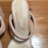 Soludos Pink Velvet Block Heels, Size 7, Used